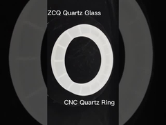 ল্যাব Cnc উচ্চ নির্ভুলতা কোয়ার্টজ ফ্ল্যাঞ্জ উচ্চ তাপমাত্রা প্রতিরোধের