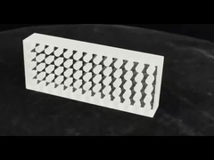 পারফরেটেড কোয়ার্টজ গ্লাস প্লেট উচ্চ তাপমাত্রা প্রতিরোধী