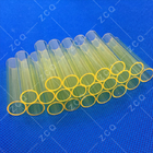 Best selling Cerium Doped Quartz Glass Tubing yellow color  UV blocking