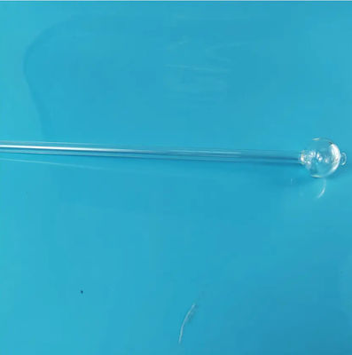 2.2g/cm3 Density Customized Ball Shape End Quartz Tubes For Clear Quartz Test Tube