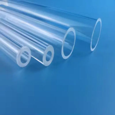 High Reflectivity Silver Coated Quartz Glass Tube Dimension Customized