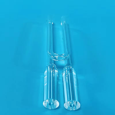 Double Quartz Tube Quartz Glass Tube Transparent Durable for Industrial