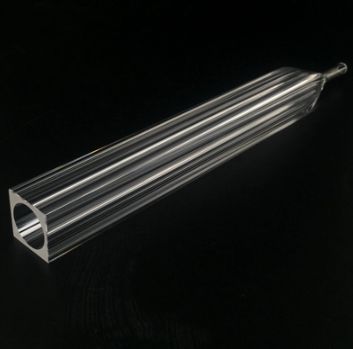 Polished Outer Square Inner Circular Quartz Glass Tube Perfect Choice for Industry