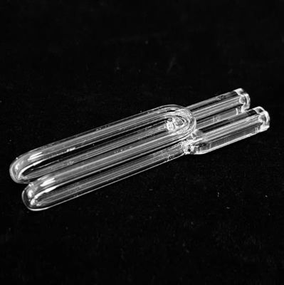 Double Quartz Tube Quartz Glass Tube Transparent Durable for Industrial