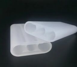 Customized Frosted Optical Quartz Glass Chamber High Temperature Resistant